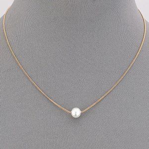 Pearl Gold Chain Necklace